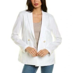 J. McLaughlin | Ressie White Double Breasted Blazer - size 4